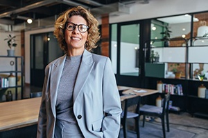 Confident professional woman in office